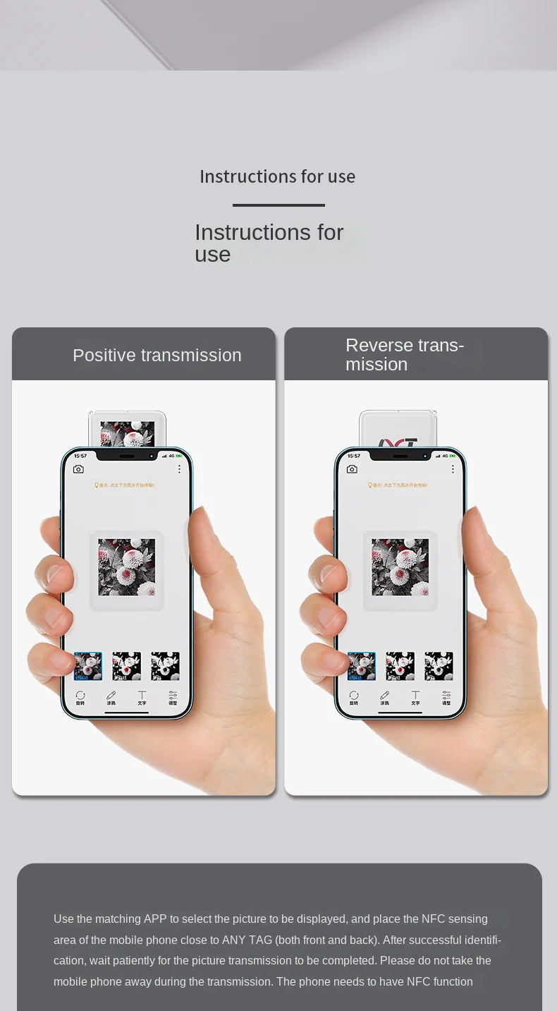 llavero digital con nfc para imagenes editables