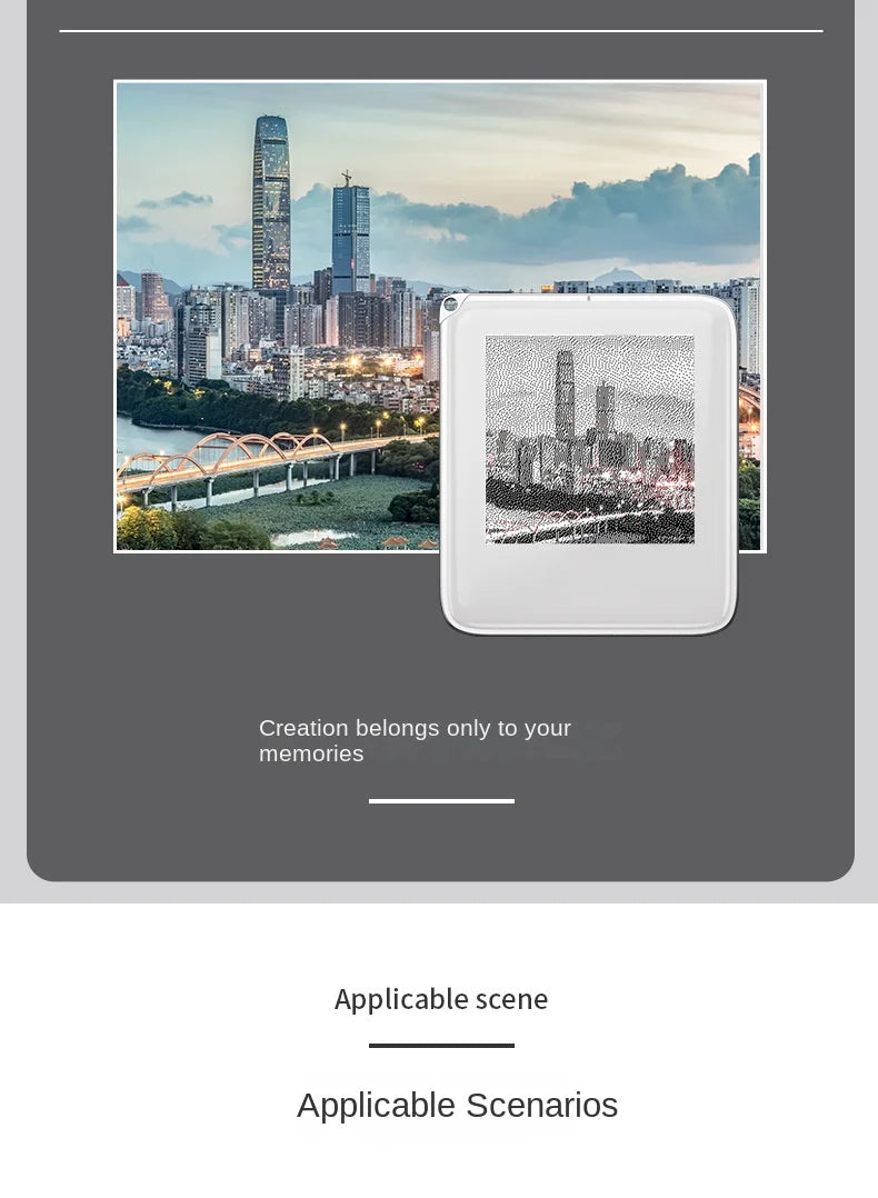 llavero digital con nfc para imagenes editables