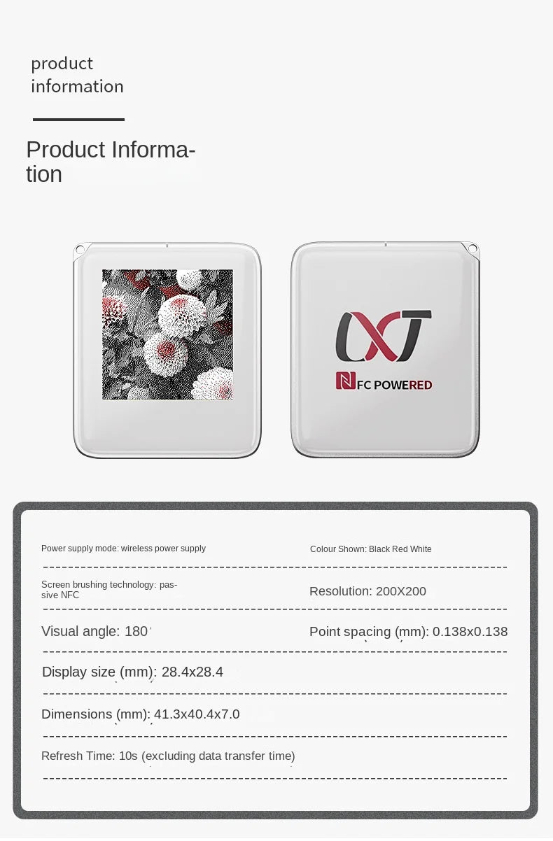 llavero digital con nfc para imagenes editables